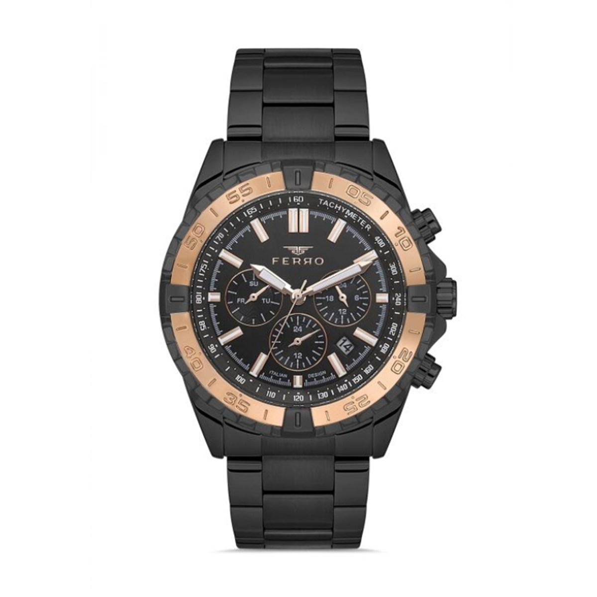 MONTRE FERRO HOMME M.FONCTION ACIER